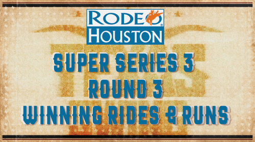 Houston SS3 Winning Rides and Runs